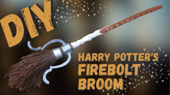 DIY Firebolt Broom from Harry Potter