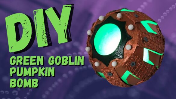 DIY Easy Green Goblin Pumpkin Bomb