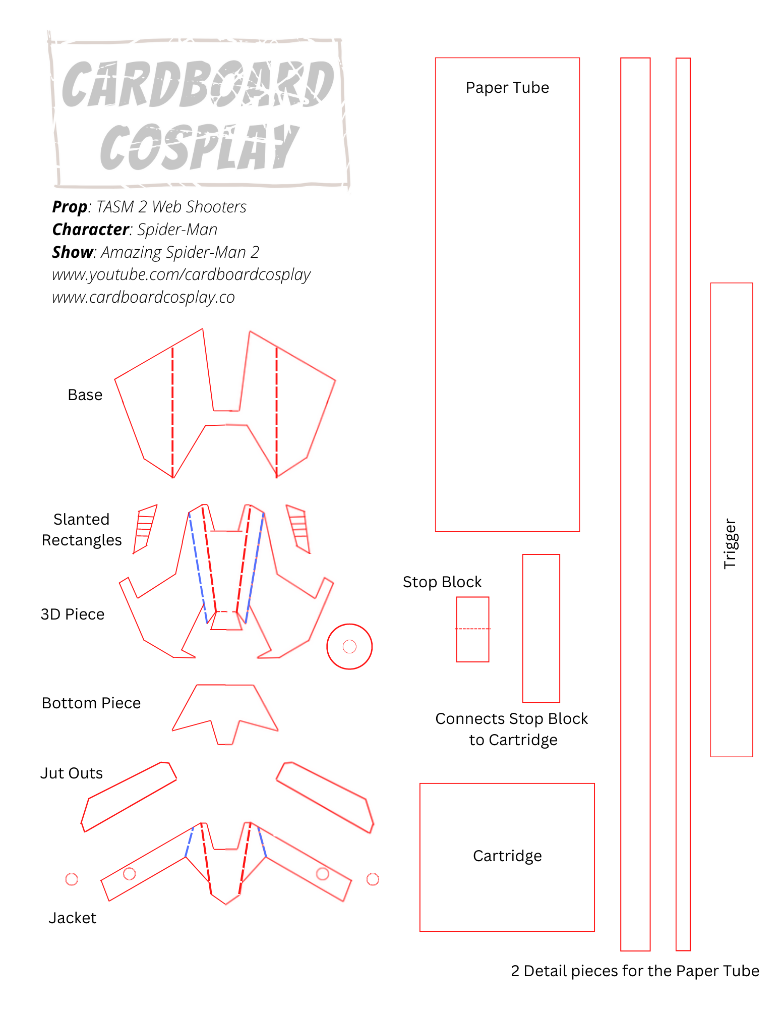 Miles Morales PS5 Web Shooter Templates PDF 56 OFF