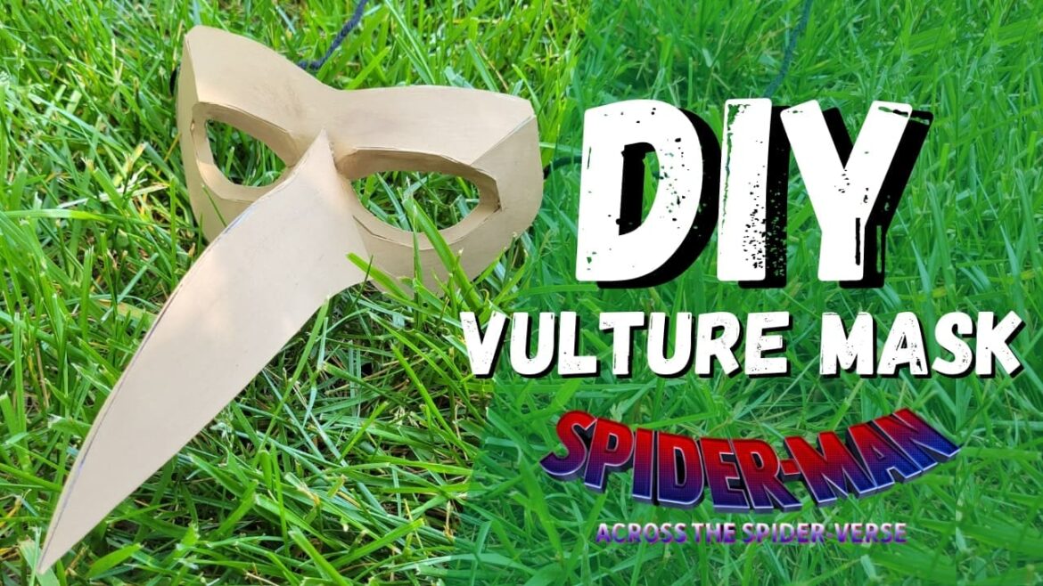 DIY Vulture mask from Spider-Man Across the Spider-Verse