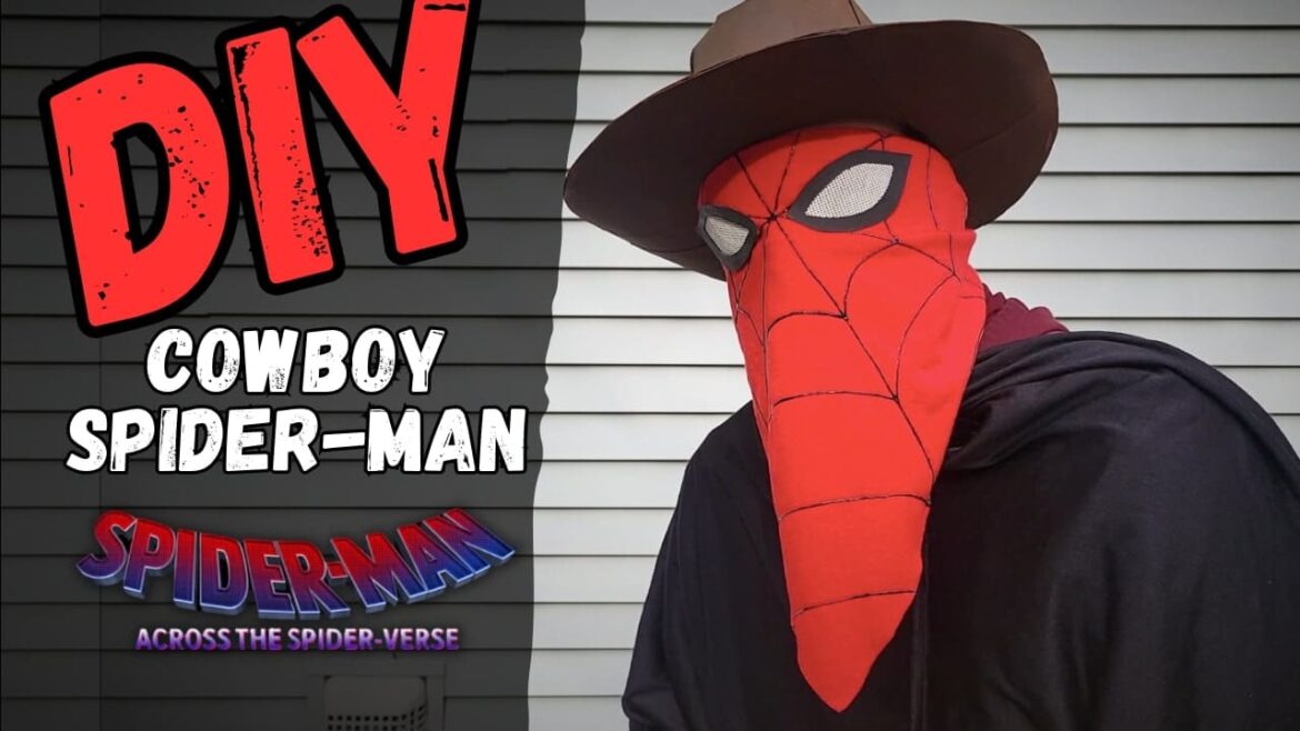 DIY Cowboy Spider-Man Mask and Hat DIY Cowboy Spider-Man Mask and Hat