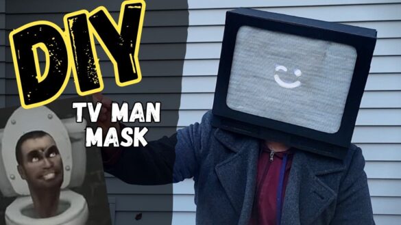 TV Man Mask Skibidi Toilet DIY